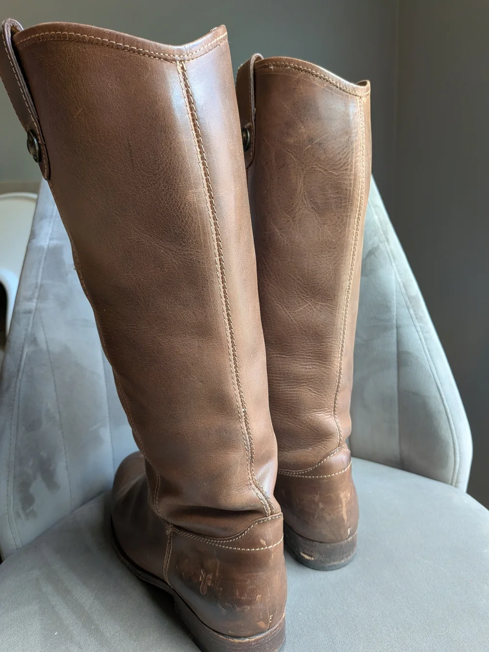 Frye Melissa Button Tall Leather Boots
